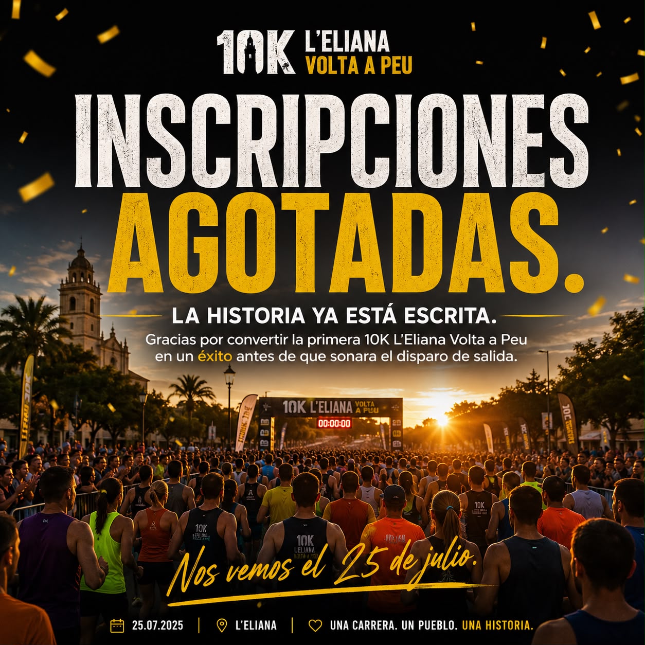 Inscripciones agotadas en la edición 2026